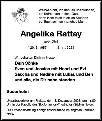 Erinnerungsbild für Angelika Rattay