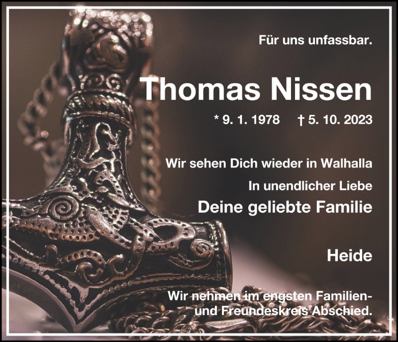 Erinnerungsbild für Thomas Nissen